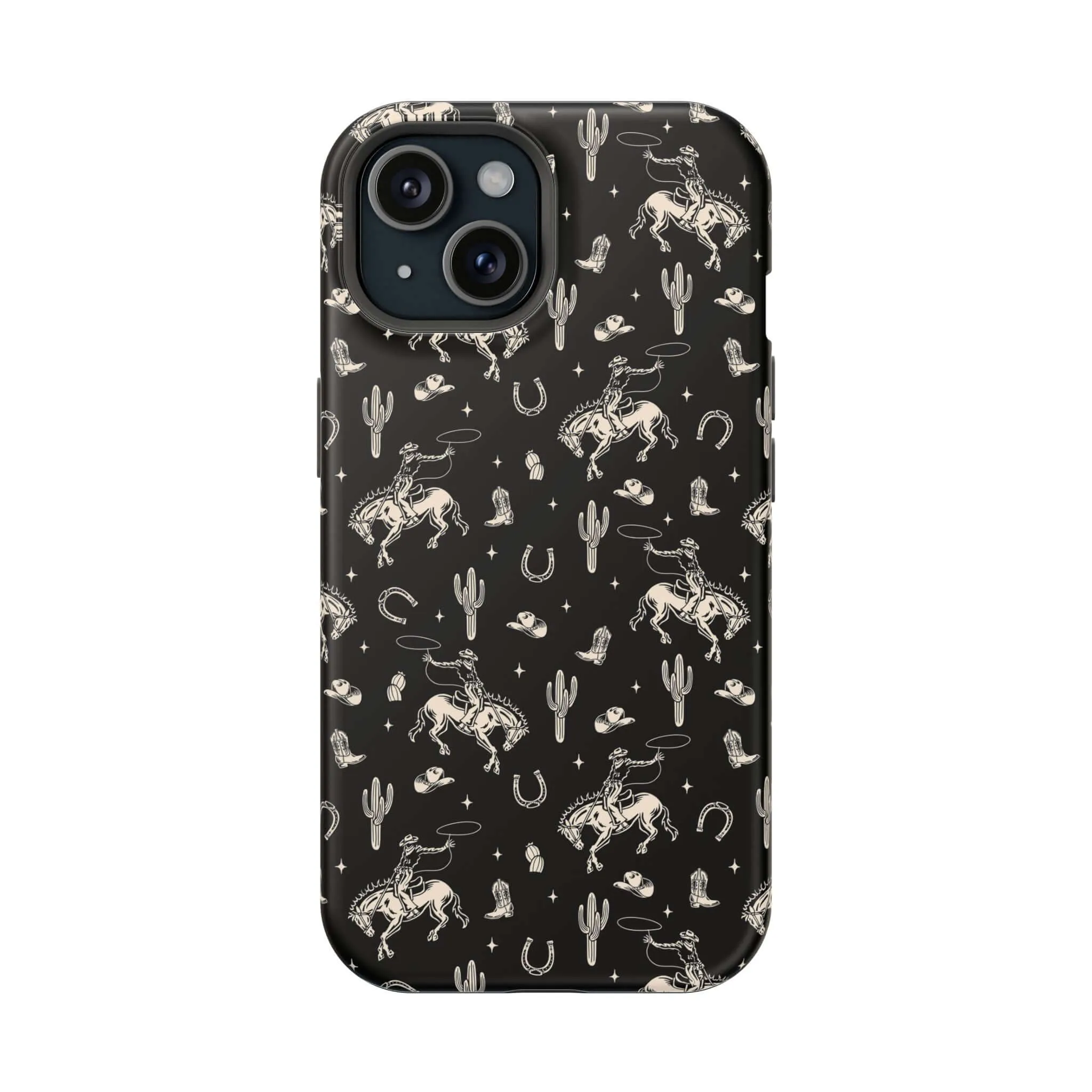 Twilight Cowgirl | Black Western Case