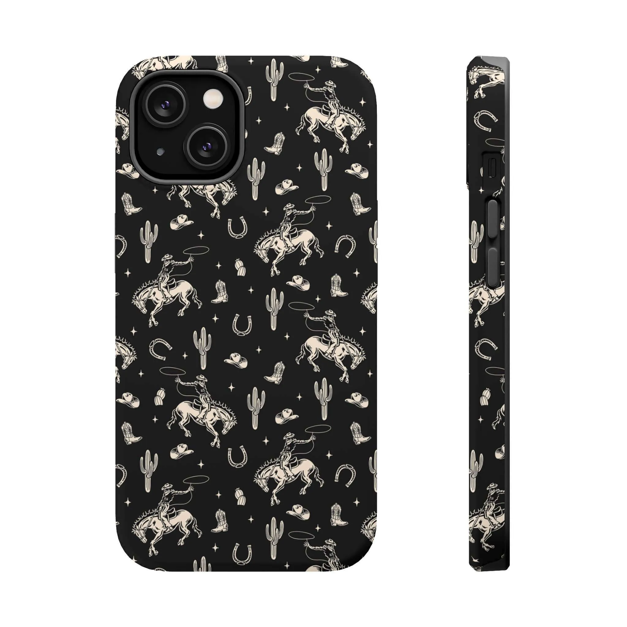 Twilight Cowgirl | Black Western Case