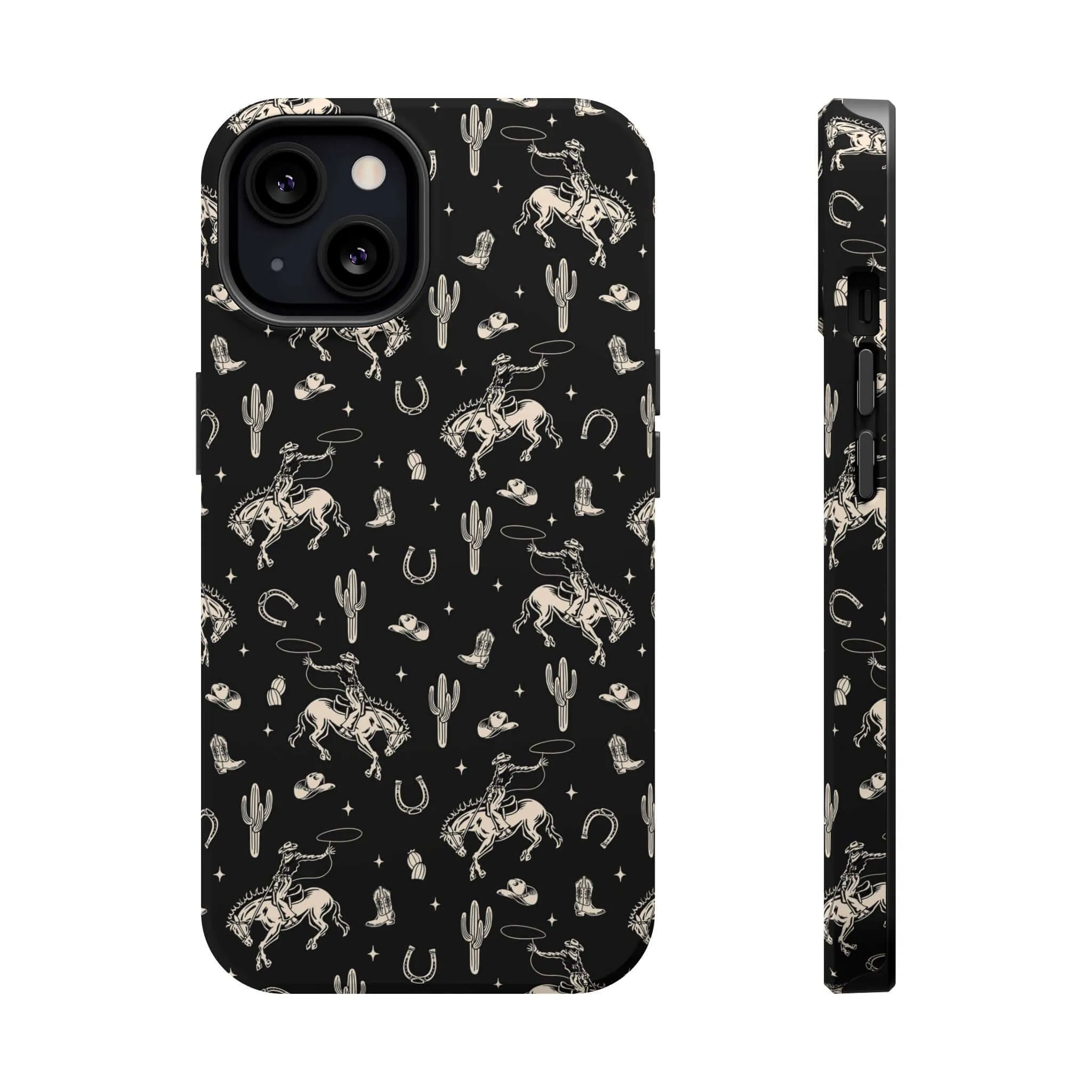 Twilight Cowgirl | Black Western Case