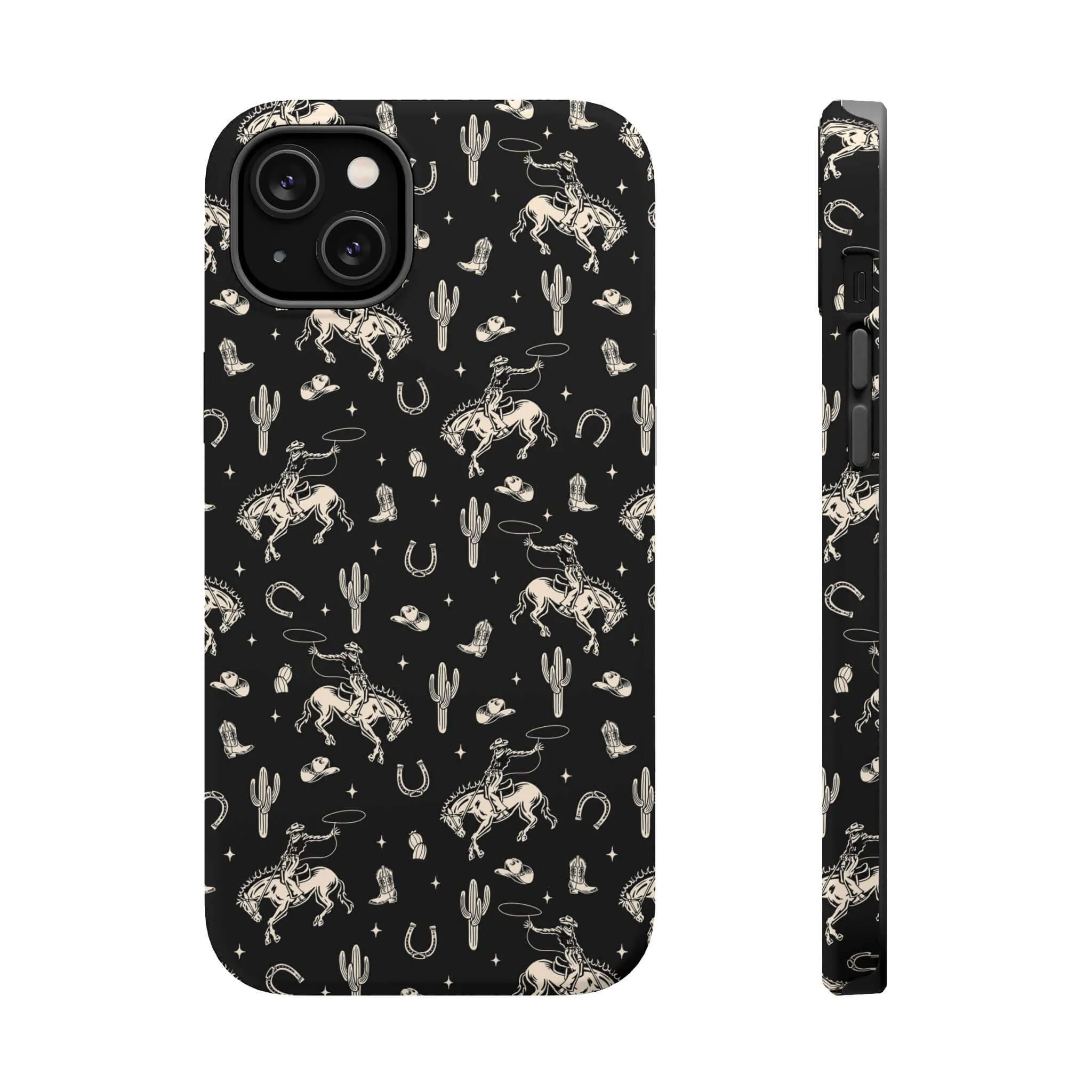 Twilight Cowgirl | Black Western Case