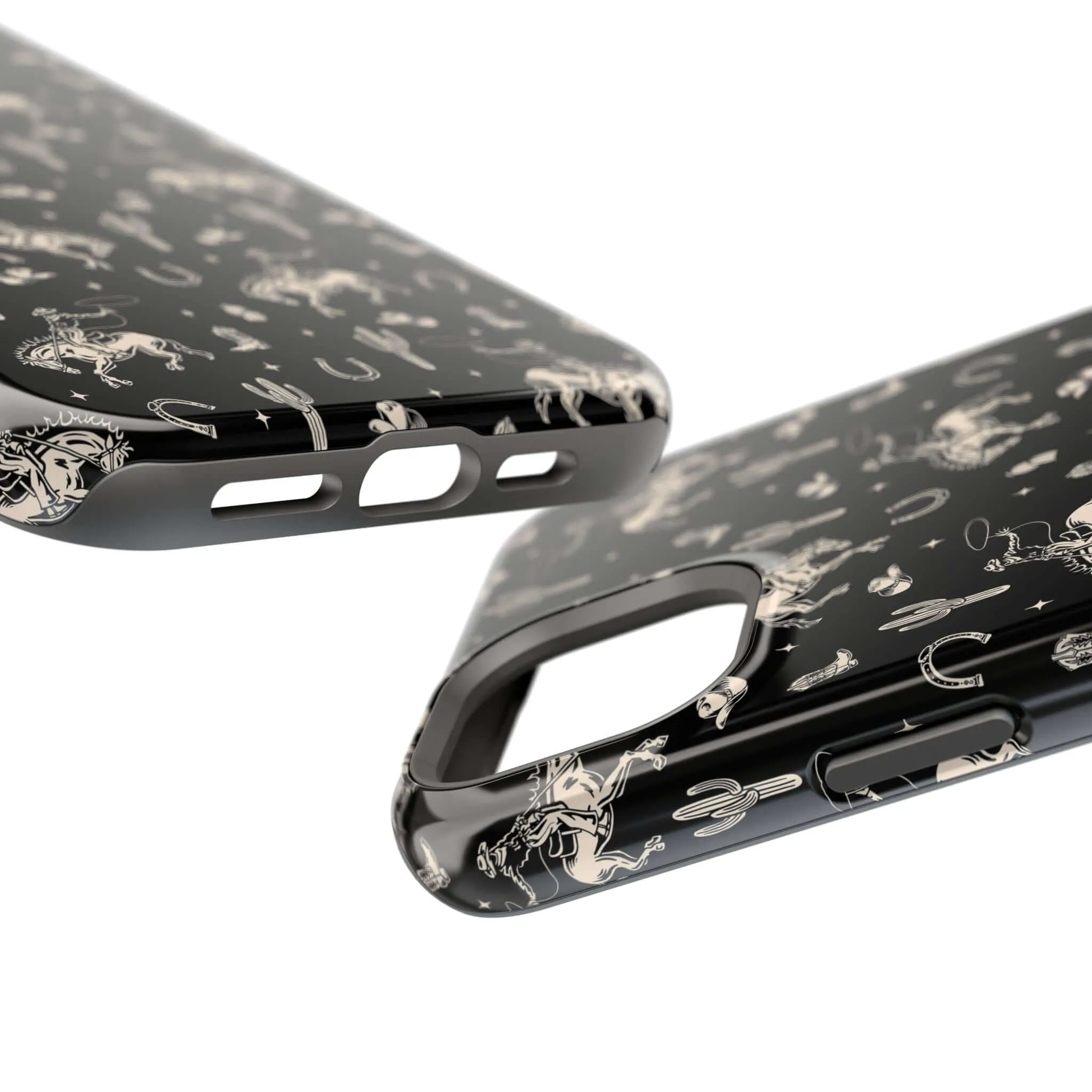 Twilight Cowgirl | Black Western Case