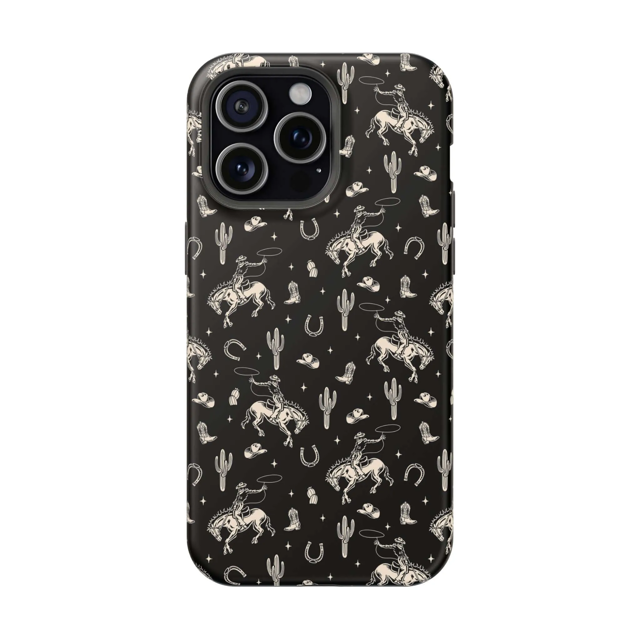 Twilight Cowgirl | Black Western Case