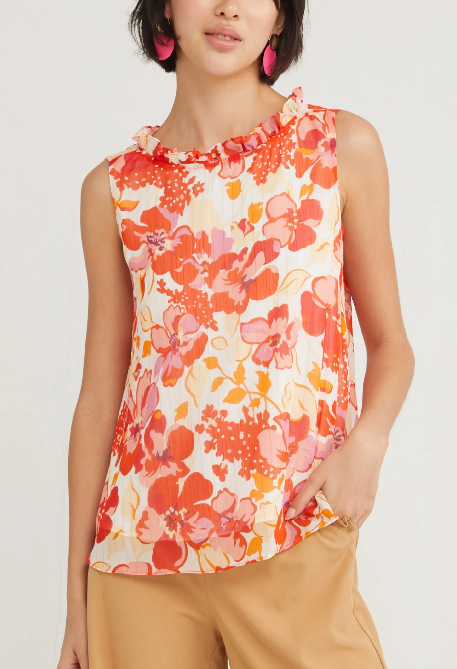 Two Way Floral Burst Blouse