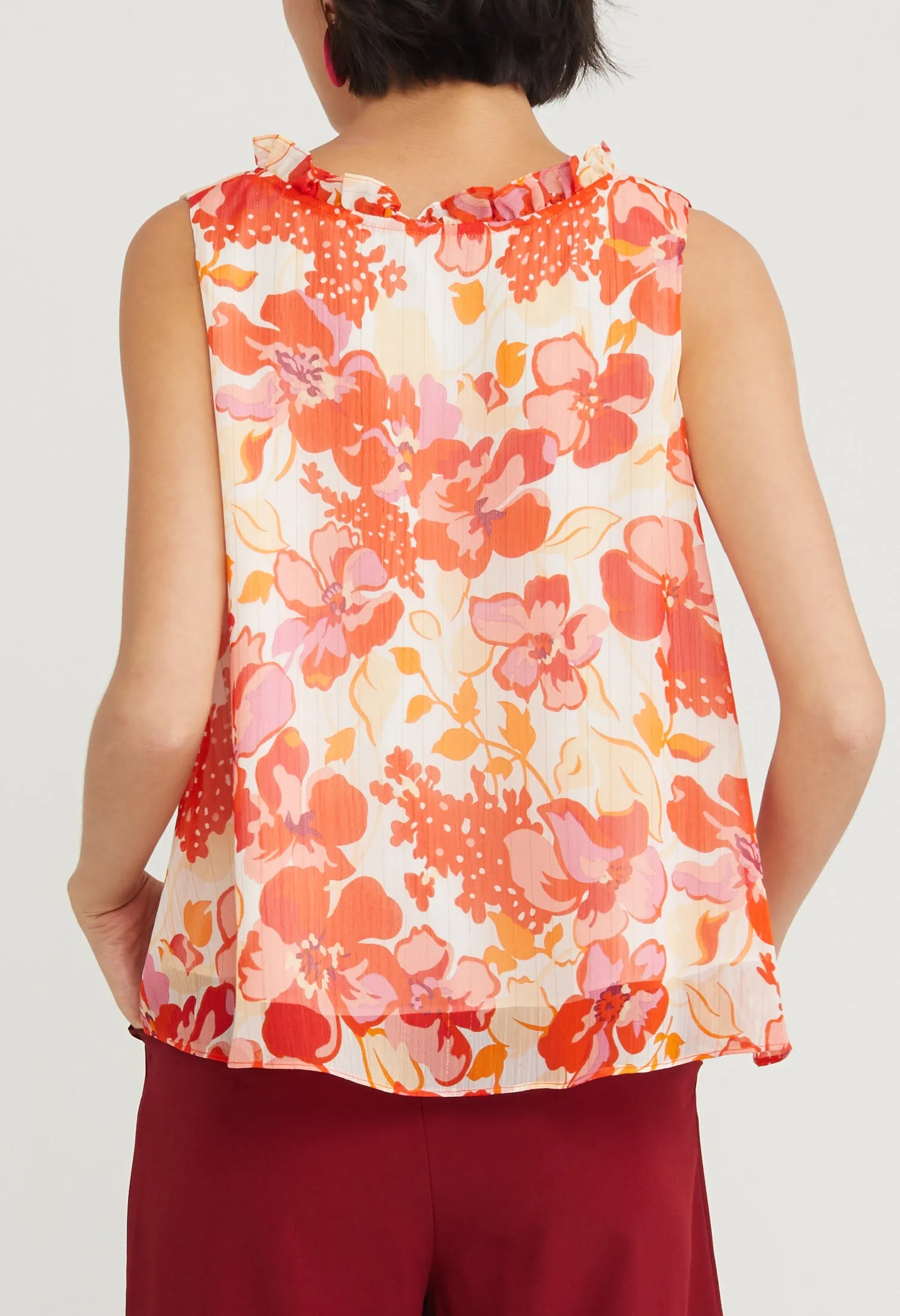 Two Way Floral Burst Blouse