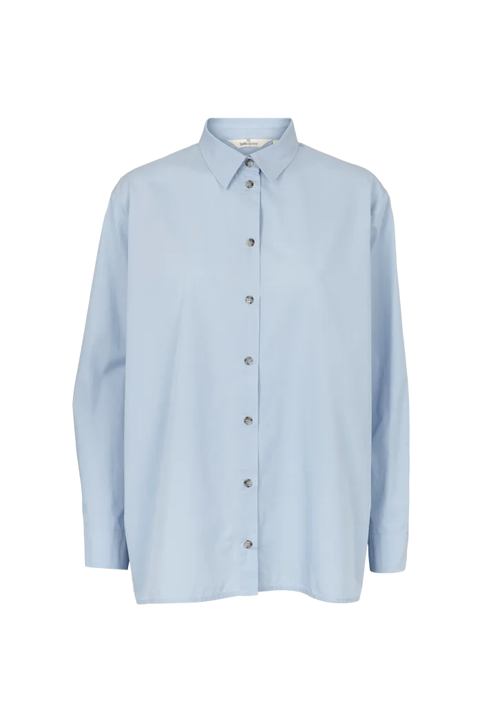 Vilde Loose Shirt - Cashmere Blue