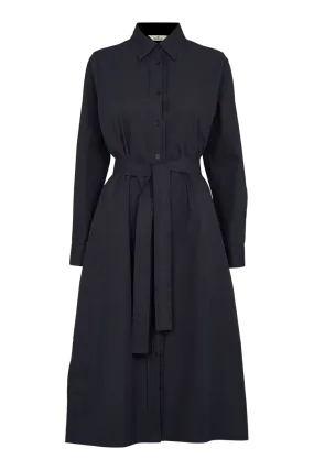 Vilde Pleat Dress - Black