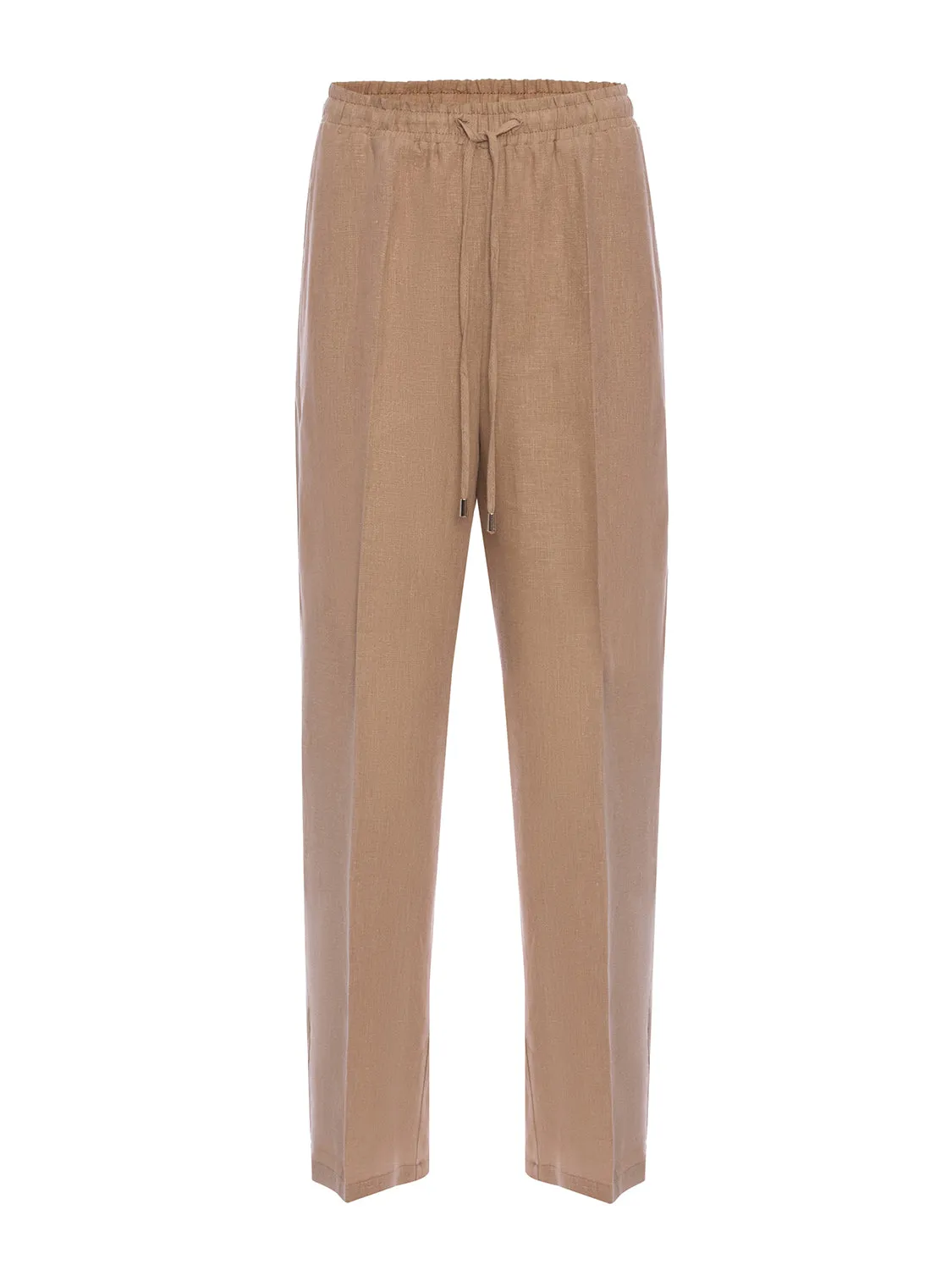 Wide-Leg Linen Pants (Final Sale)