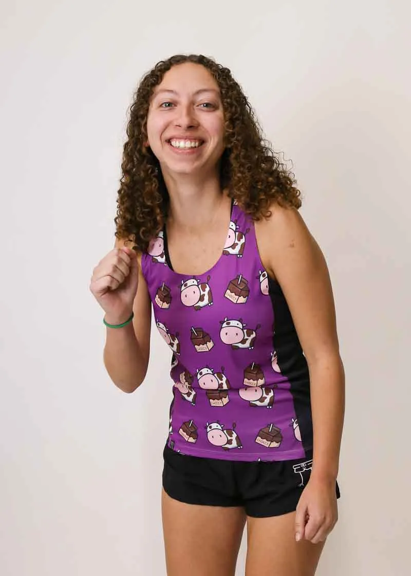 Women's Choccy Cows SP Performance Singlet