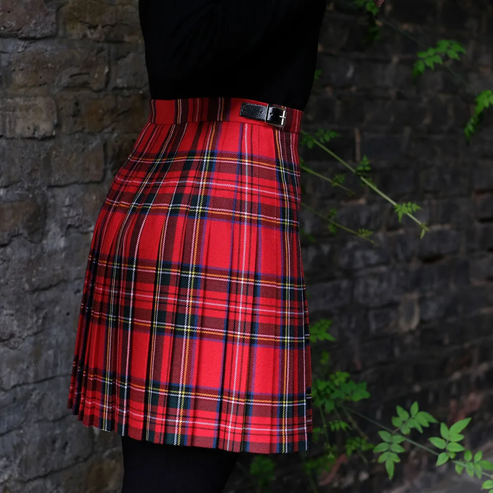 Womens Mini Kilt in Royal Stewart Tartan