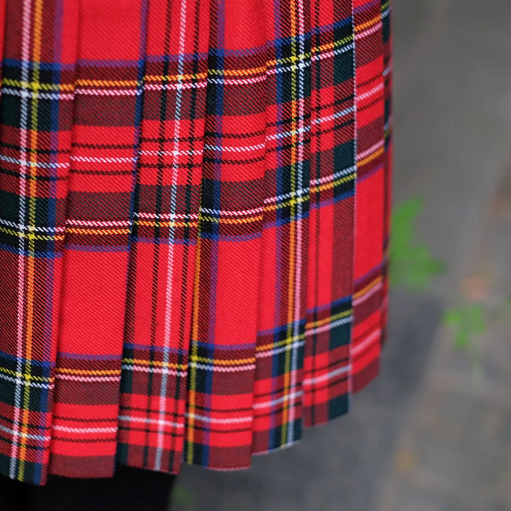 Womens Mini Kilt in Royal Stewart Tartan