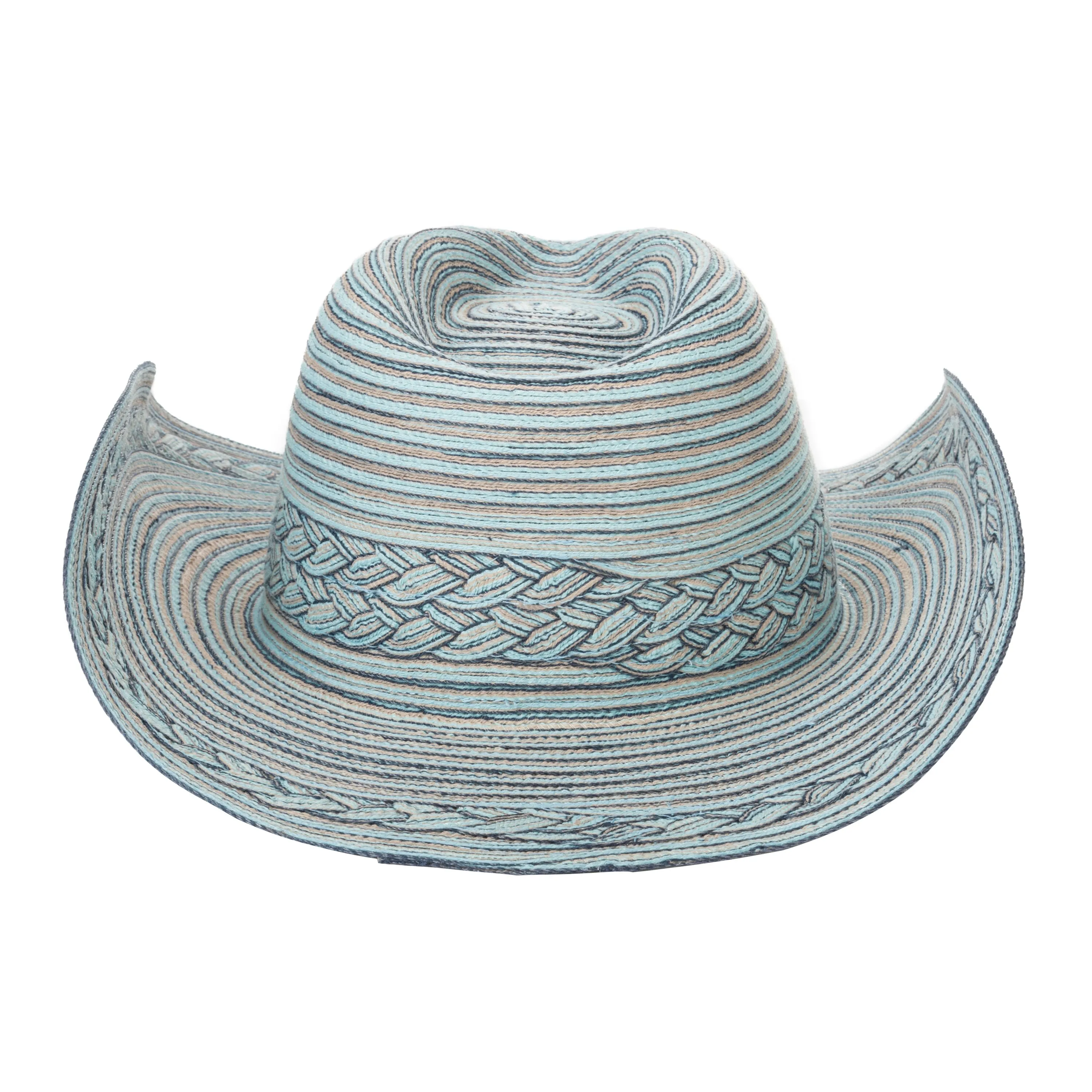 Women's Mixed Braid Cowboy With Braid Insets