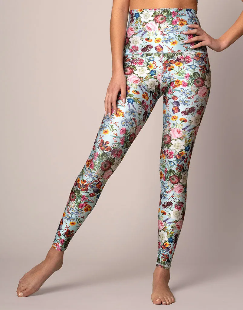 Zoe Blue Floral Legging